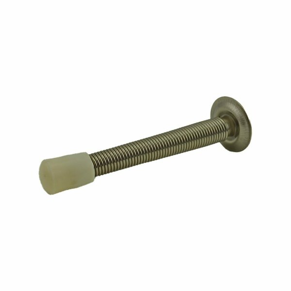 Ives Commercial Steel 3in Flexible Door Stop Bright Nickel Finish 060F14